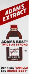 Adams Vanilla Flavor 1.5 oz