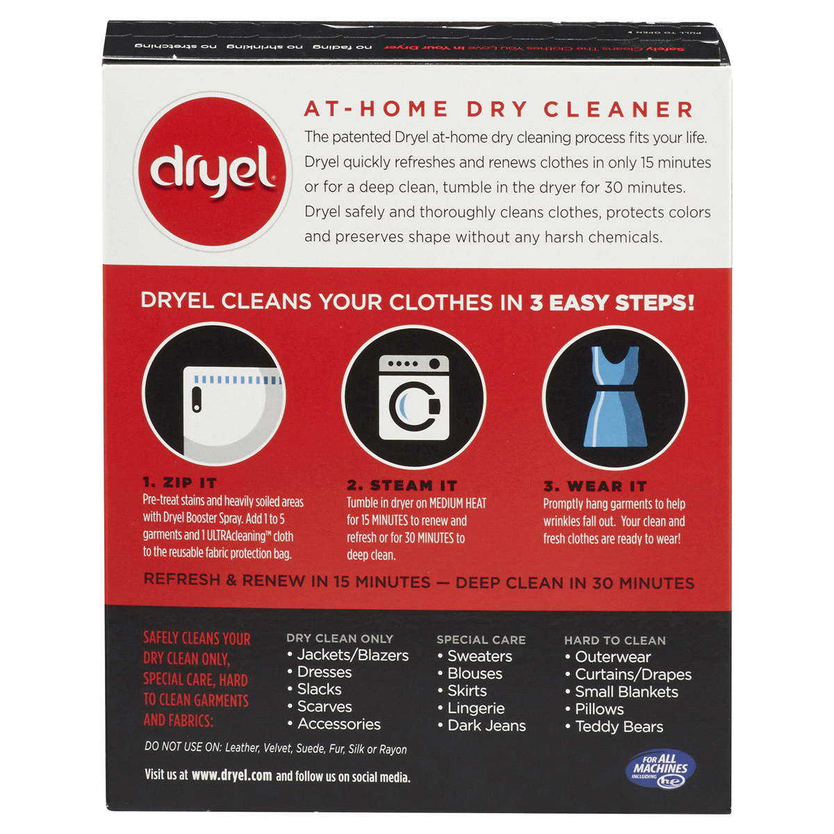 slide 2 of 5, Dryel Dry Cleaning Starter Kit, 1 ct