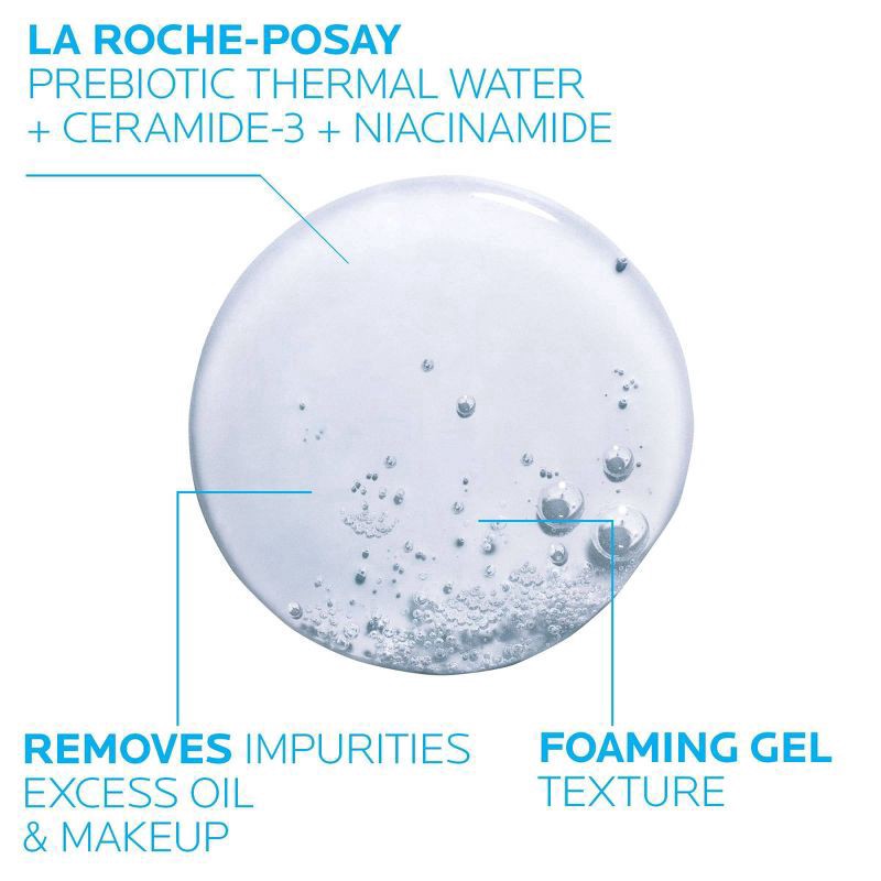 slide 8 of 8, La Roche-Posay Toleriane Travel Size Purifying Foaming Face Cleanser for Normal, Oily and Sensitive Skin, 1.69 fl oz