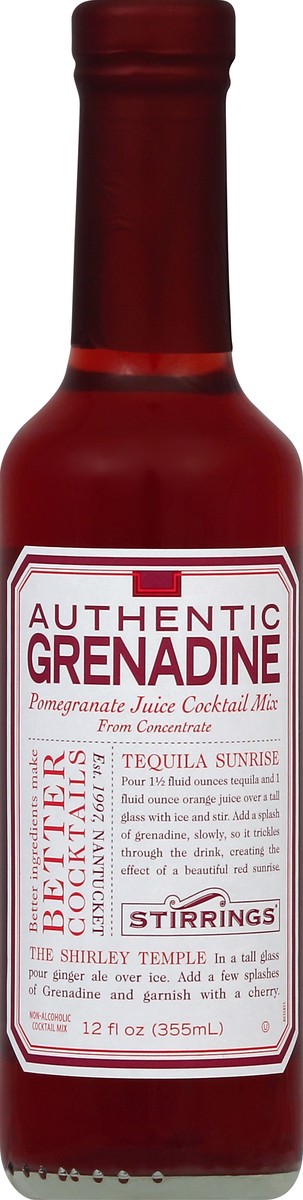 slide 1 of 2, Stirrings Authentic Grenadine 355ml, 355 ml