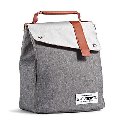 slide 1 of 1, Fit & Fresh Foundry Dyer Steel Lunch Bag, 1 ct