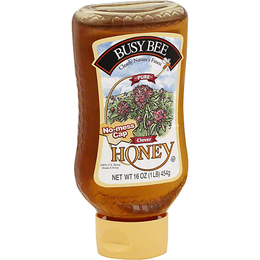 slide 1 of 1, Busy Bee Honey Plastic Jar, 16 oz