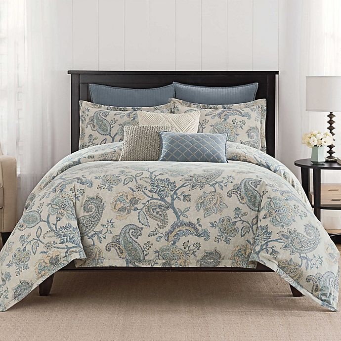 slide 1 of 3, Bridge Street Sonnet Full/Queen Comforter Set - Beige, 1 ct