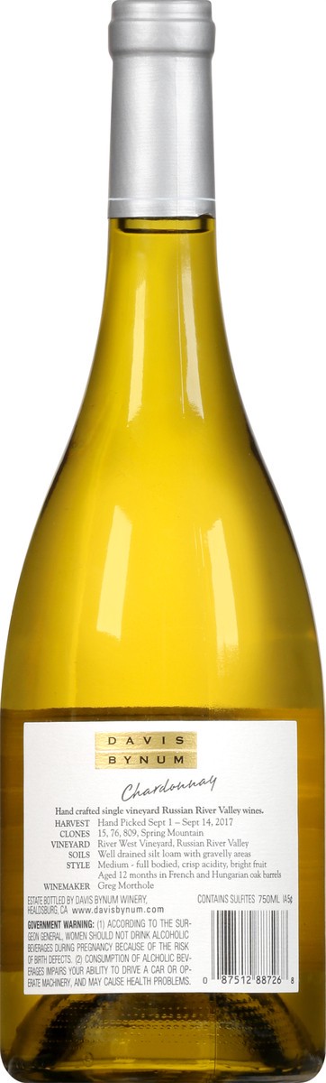 slide 2 of 9, Davis Bynum River West Chardonnay, 750 ml