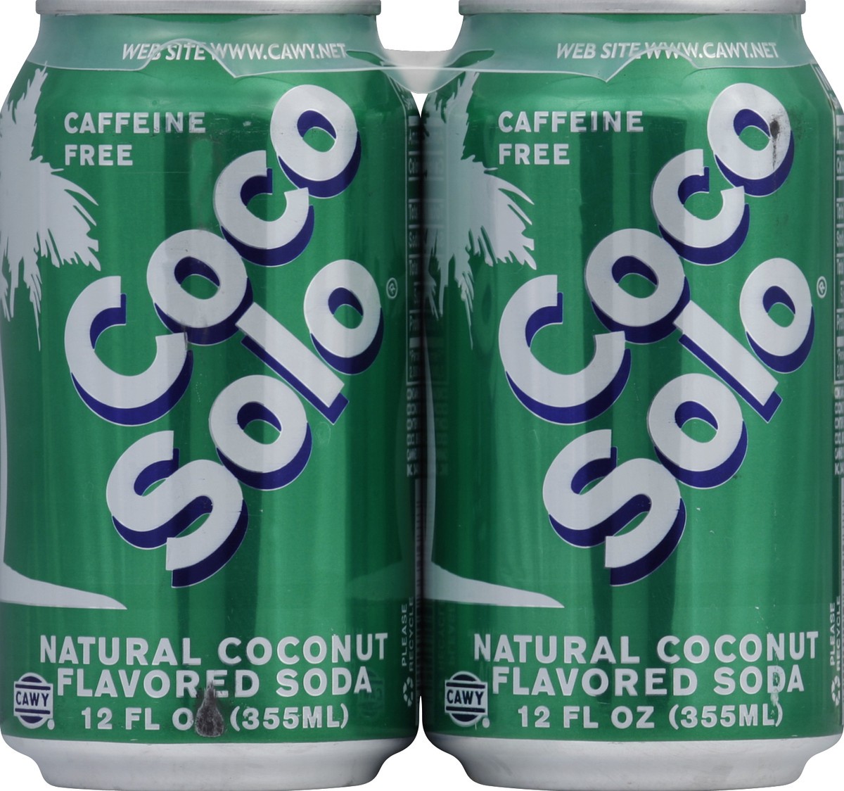 slide 4 of 4, Coco Solo Soda 6 ea, 6 ct; 12 fl oz