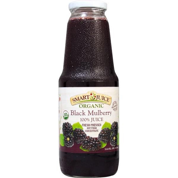 slide 1 of 1, Smart Juice Organic Smart Juice Black Mulberry, 33.8 oz