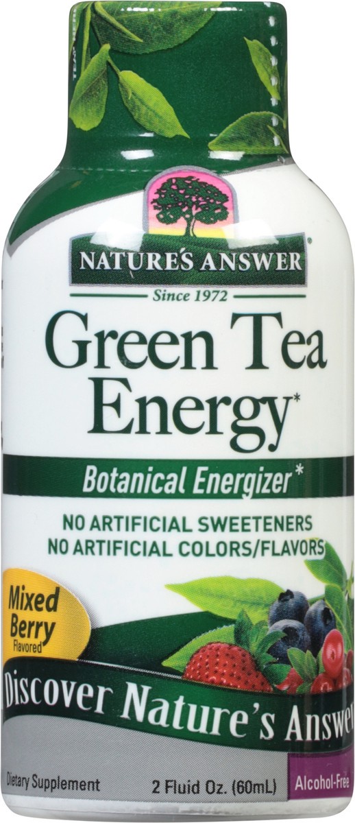 slide 3 of 9, Nature's Answer Green Tea Energy Shot With Yerba Mate - 2 fl oz, 1 ct