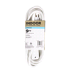 slide 2 of 9, Meijer 3 Outlet Indoor Cord, White, 1 ct