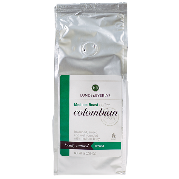 slide 1 of 1, L&B Ground Colombian Coffee - 12 oz, 12 oz