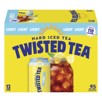 slide 8 of 10, Twisted Tea Light, Hard Iced Tea (12 fl. oz. Can, 12pk.), 1 ct