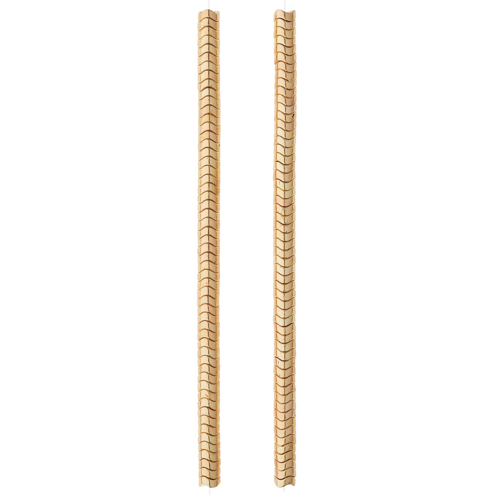 slide 2 of 4, Gold Hematite Wave Beads By Bead Landing, 6mm, 6 mm