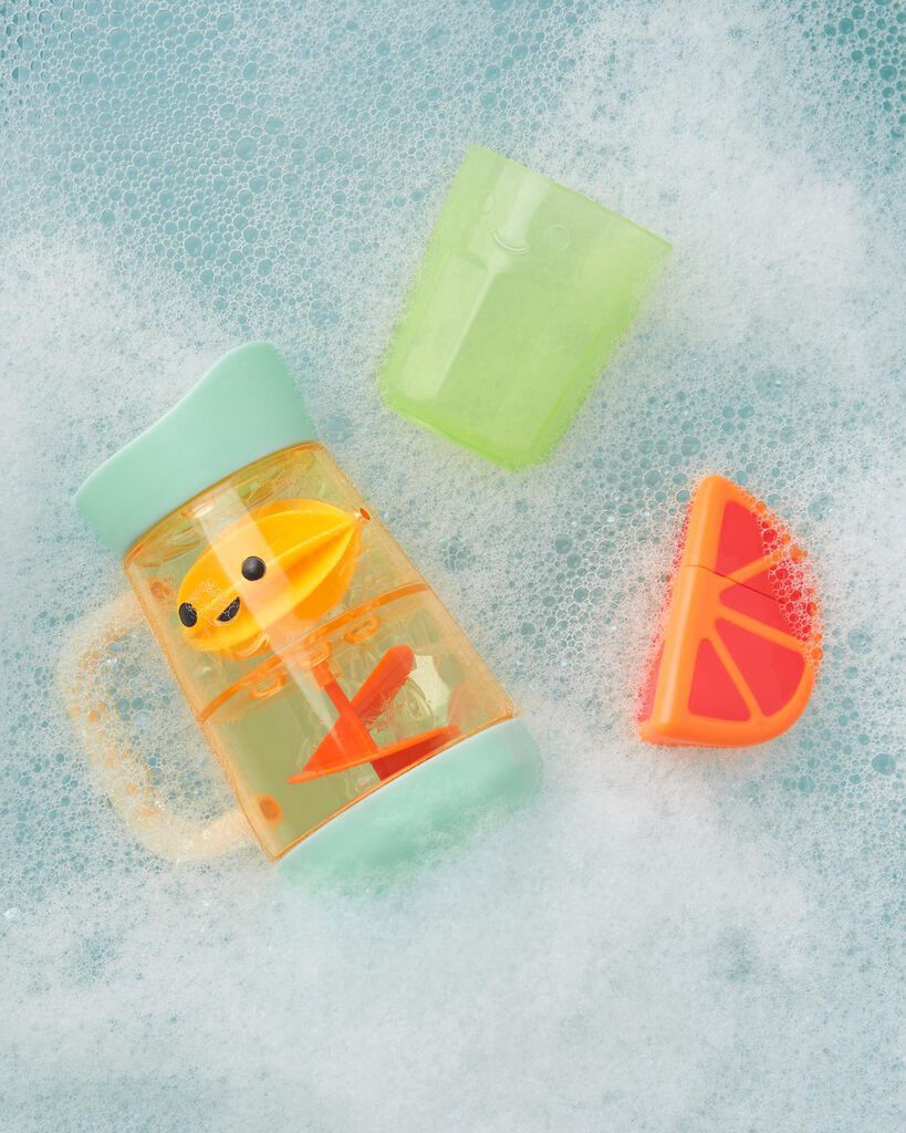 slide 5 of 6, Skiphop Tub-to-Table Café Swirl & Splash Lemonade Bath Toy Set Multi NS, 1 ct