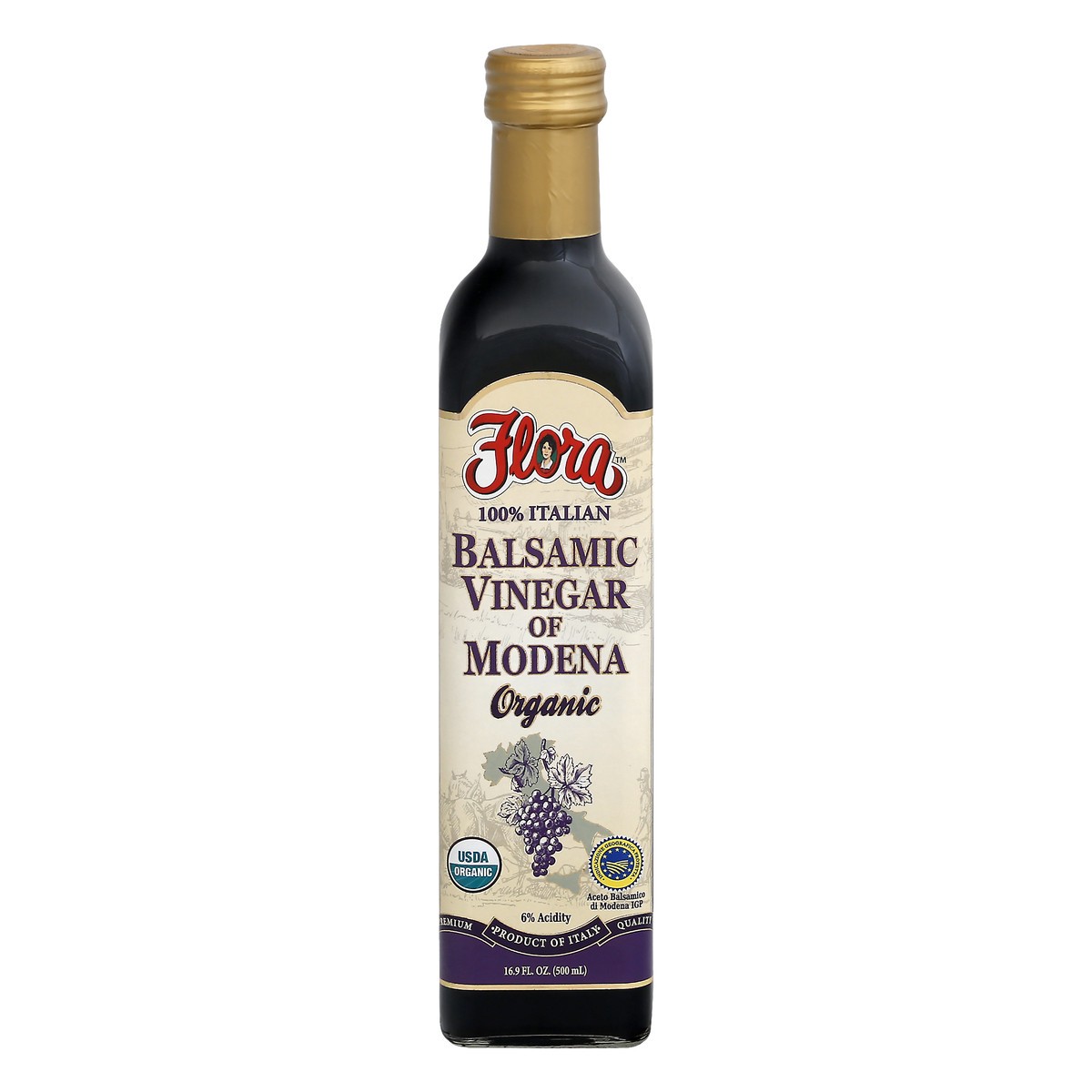 slide 1 of 13, Flora Of Modena Organic Balsamic Vinegar 16.9 oz, 16.9 oz