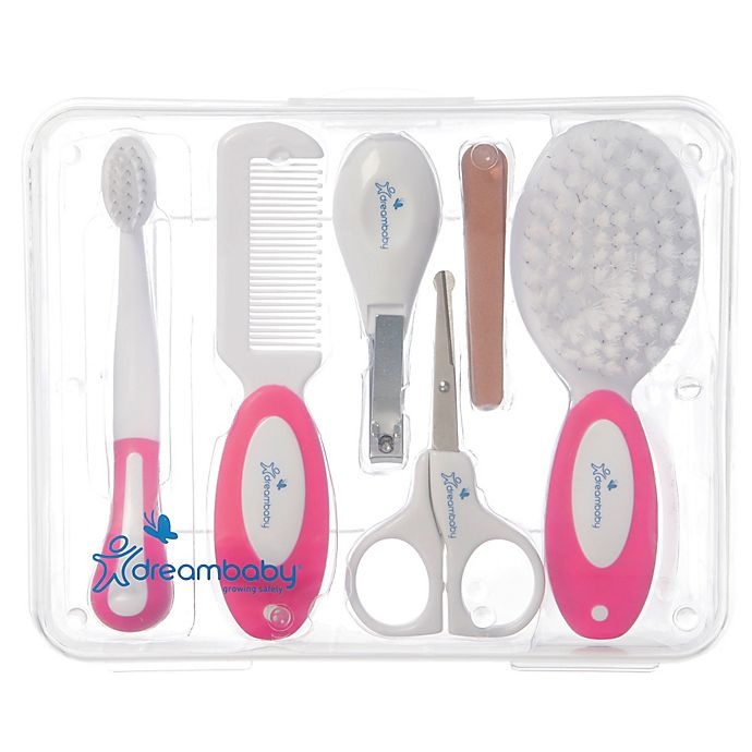 slide 2 of 3, Dreambaby Essential Grooming Kit - Pink, 10 ct