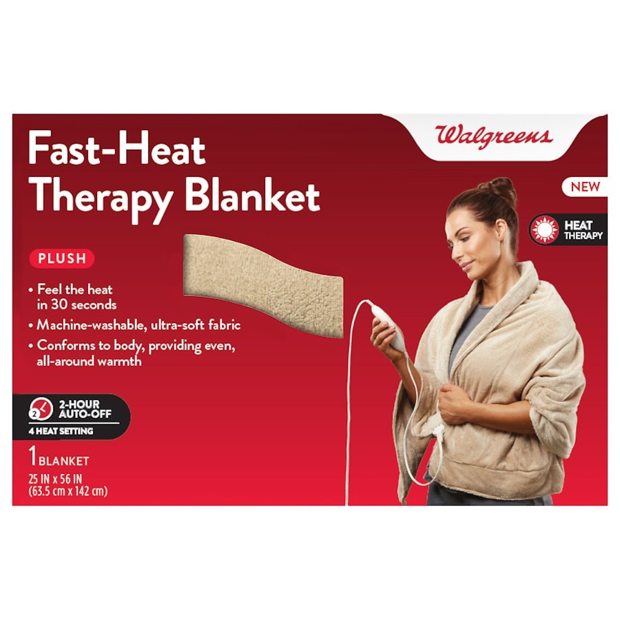 Walgreens Plush Heat Therapy Blanket 1 ct