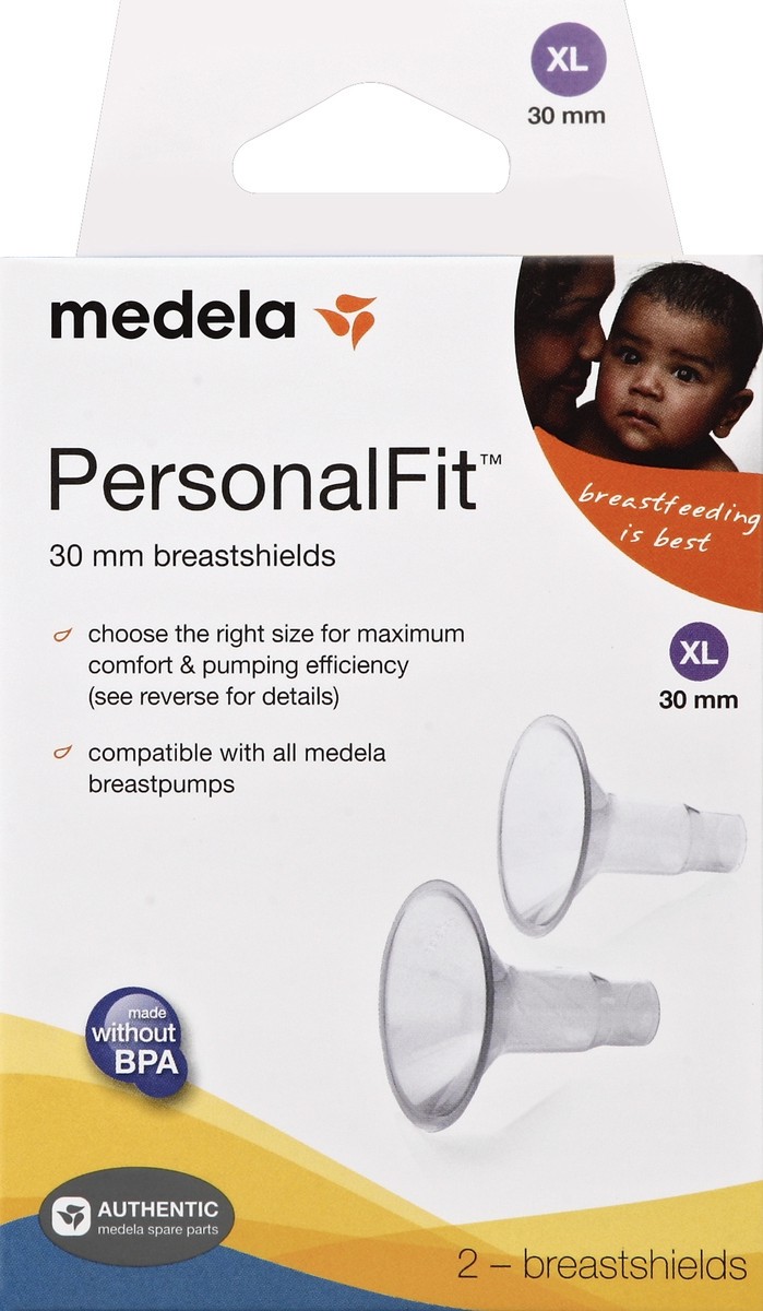 slide 2 of 4, Medela Breastshields 2 ea, 2 ct