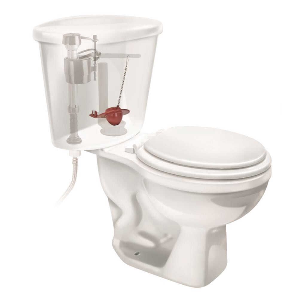 slide 4 of 5, Fluidmaster 2-in Rubber Universal Toilet Flapper Fit For 2-in Flush Valve Toilets, 1 ct