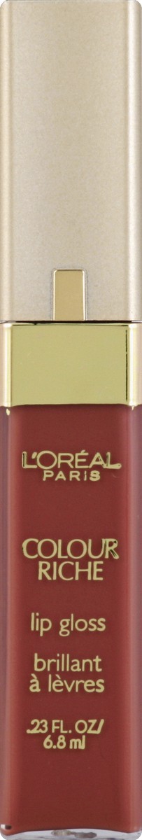 slide 4 of 4, L'Oréal Paris Colour Riche Lip Gloss - Rich Rose, 1 ct