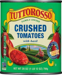 Tuttorosso Crushed Tomatoes with Basil - 28 oz