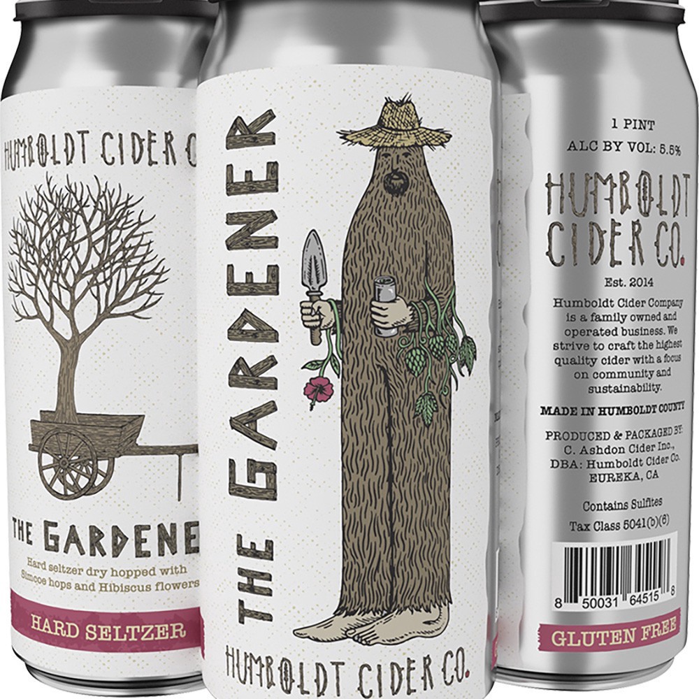 slide 1 of 1, Humboldt Cider Company Humboldt The Gardener, 4 ct; 16 oz