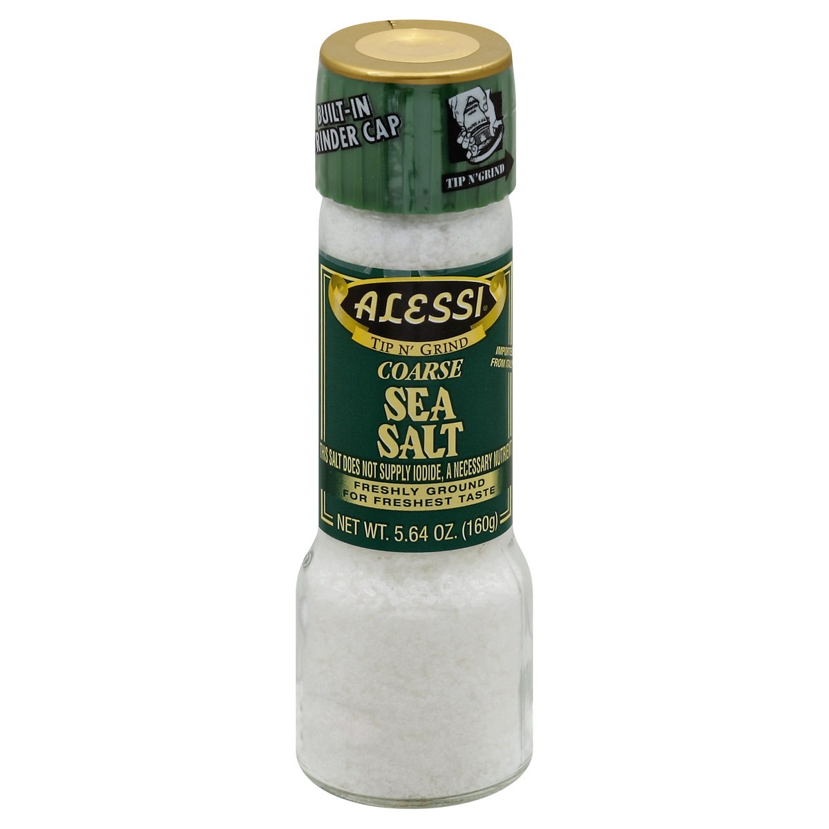 slide 2 of 3, Alessi Sea Salt Grinder, 5.64 oz