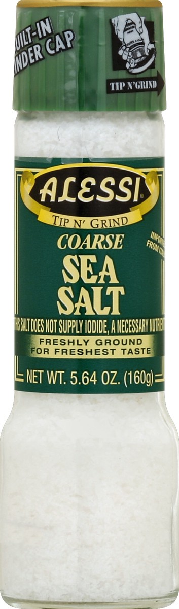 slide 1 of 3, Alessi Sea Salt Grinder, 5.64 oz