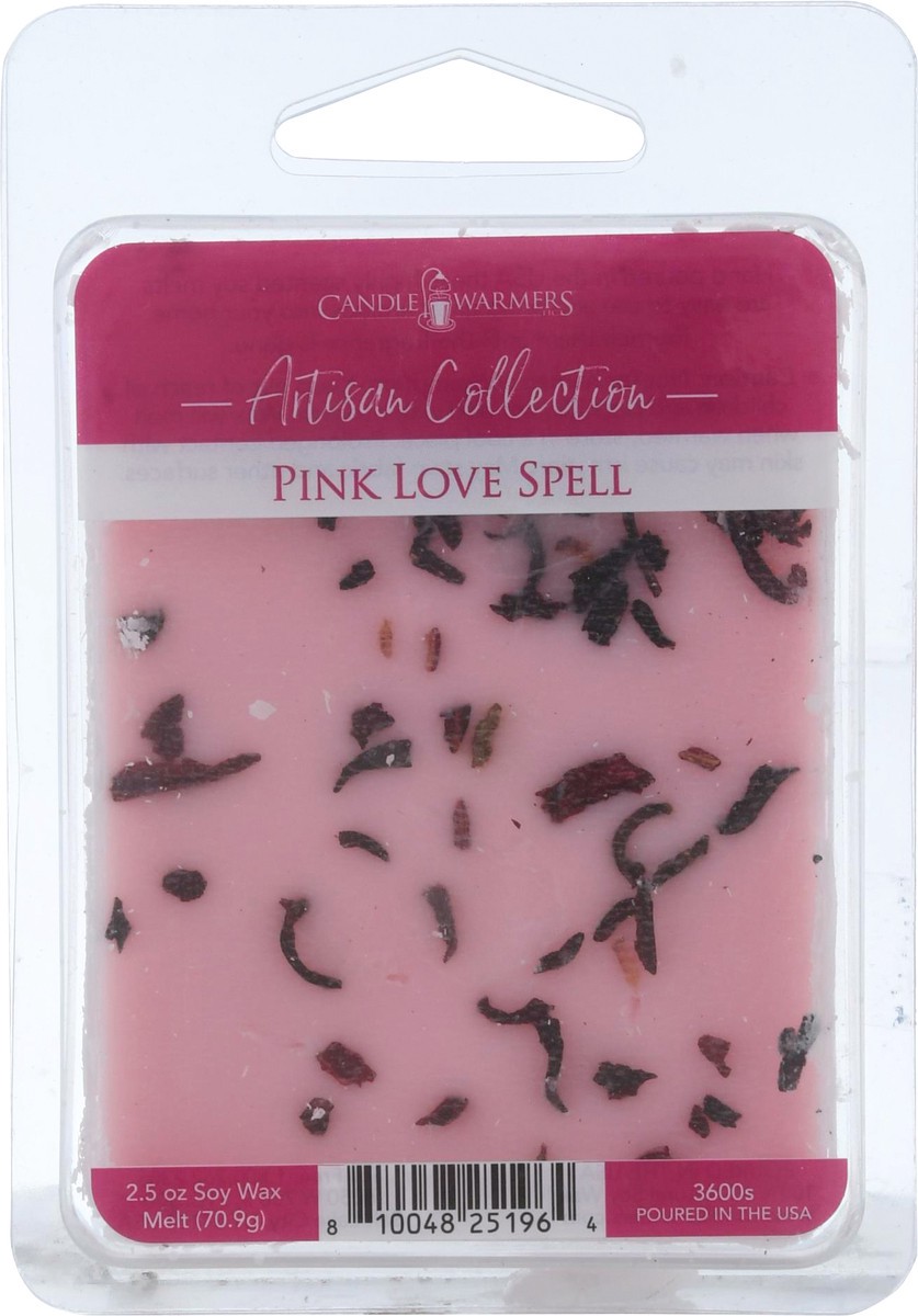 slide 9 of 11, Candle Warmers Artisan Collection Pink Love Spell Soy Wax Melt 2.5 oz, 2.5 oz