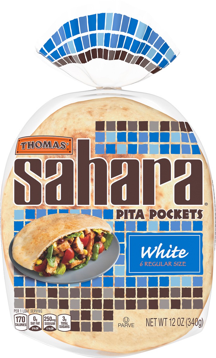 slide 6 of 9, Thomas' Sahara White Pita, 