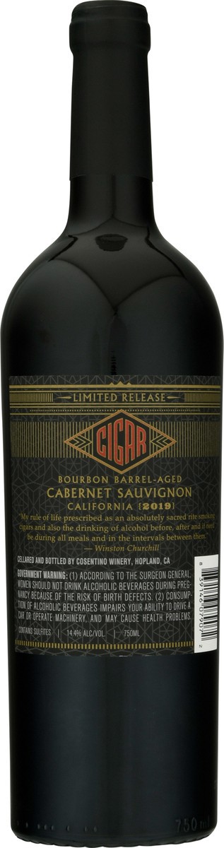 slide 4 of 9, Cosentino Bourbon Barrel-Aged Cabernet Sauvignon 750 ml, 750 ml