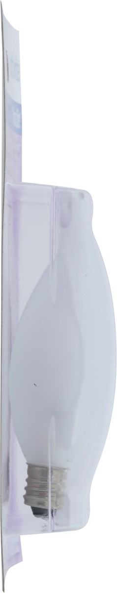 slide 5 of 9, Ge 25-Watt Bent Tip Candelabra Base Light Bulbs, 4 ct