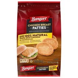 Banquet Chicken Breast Patties 24 oz