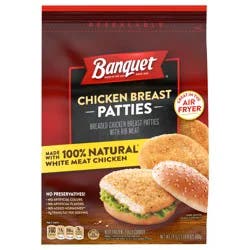 Banquet Chicken Breast Patties 24 oz