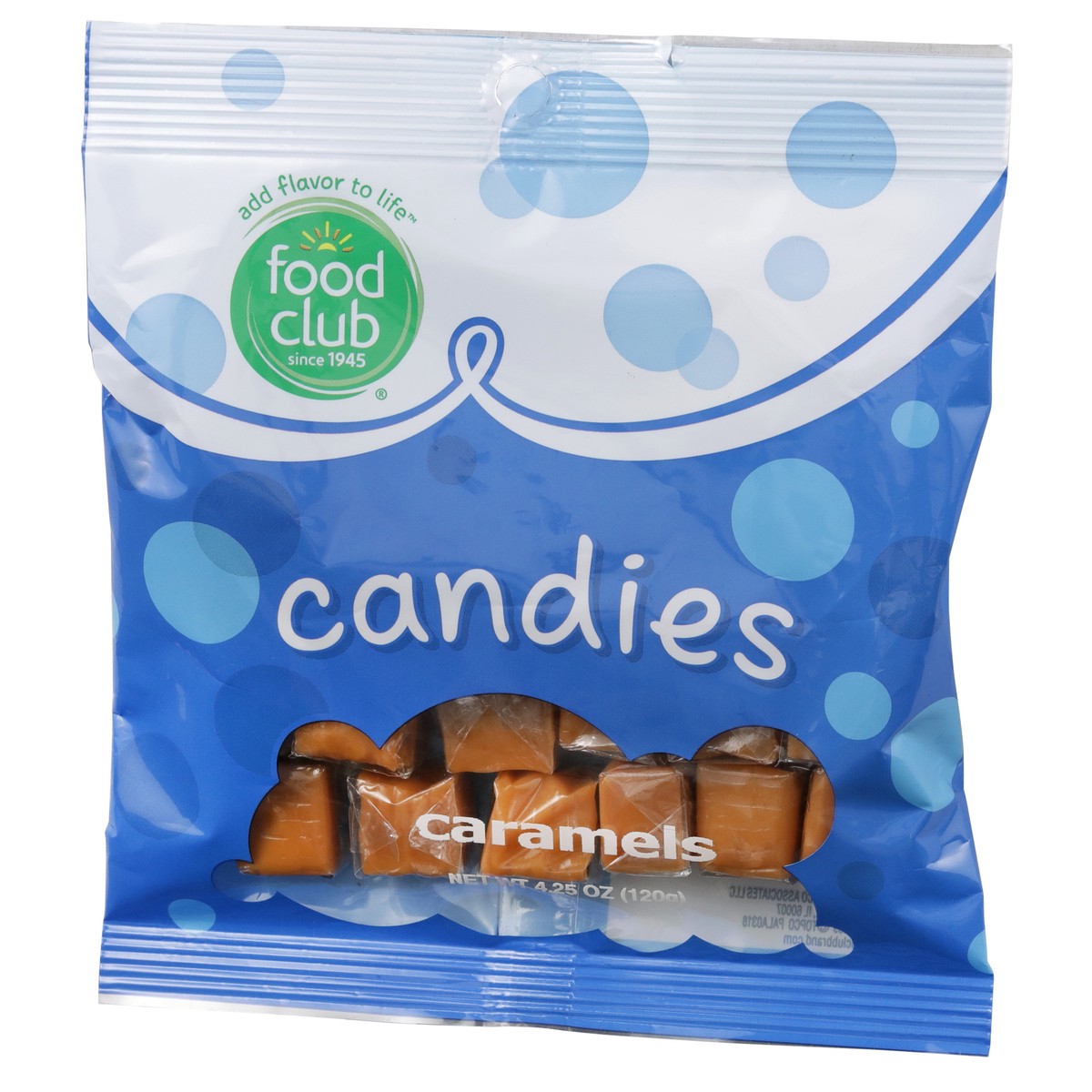 slide 3 of 9, Food Club Caramels Candies, 4.25 oz