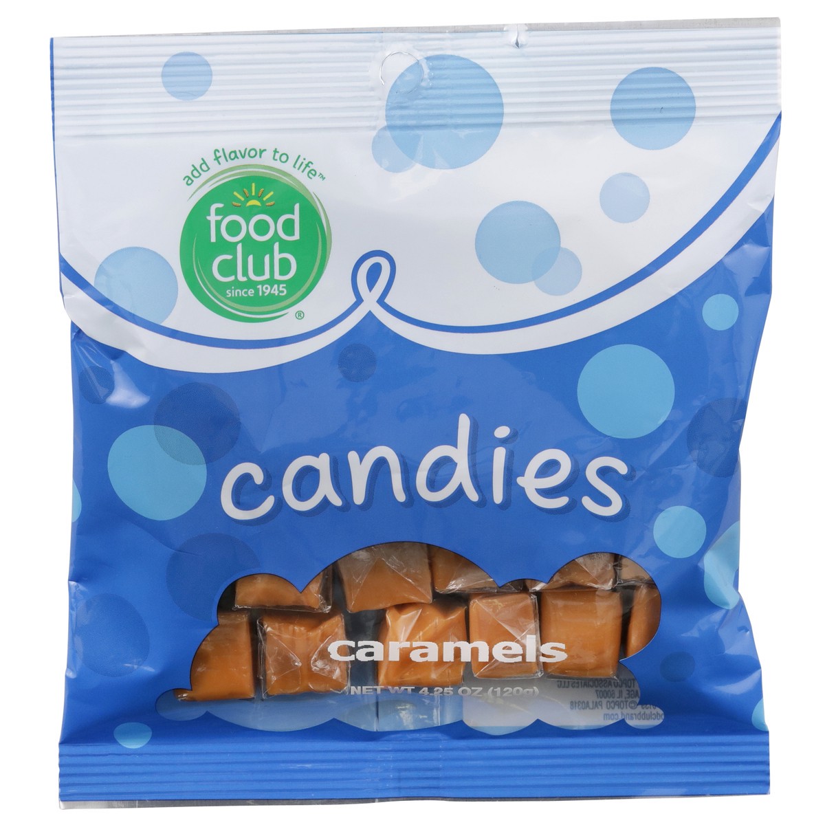 slide 1 of 9, Food Club Caramels Candies, 4.25 oz