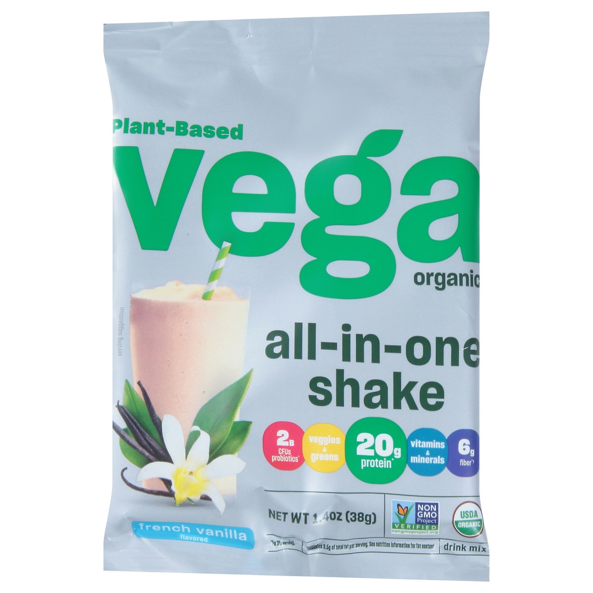 slide 2 of 14, Vega Plant-Based Organic Drink Mix 1.4 oz, 1.4 oz