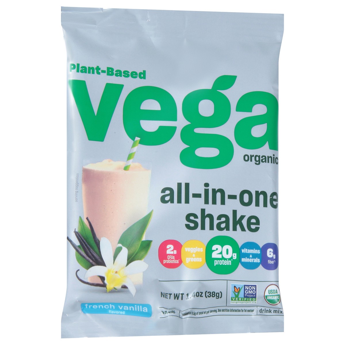 slide 12 of 14, Vega Plant-Based Organic Drink Mix 1.4 oz, 1.4 oz