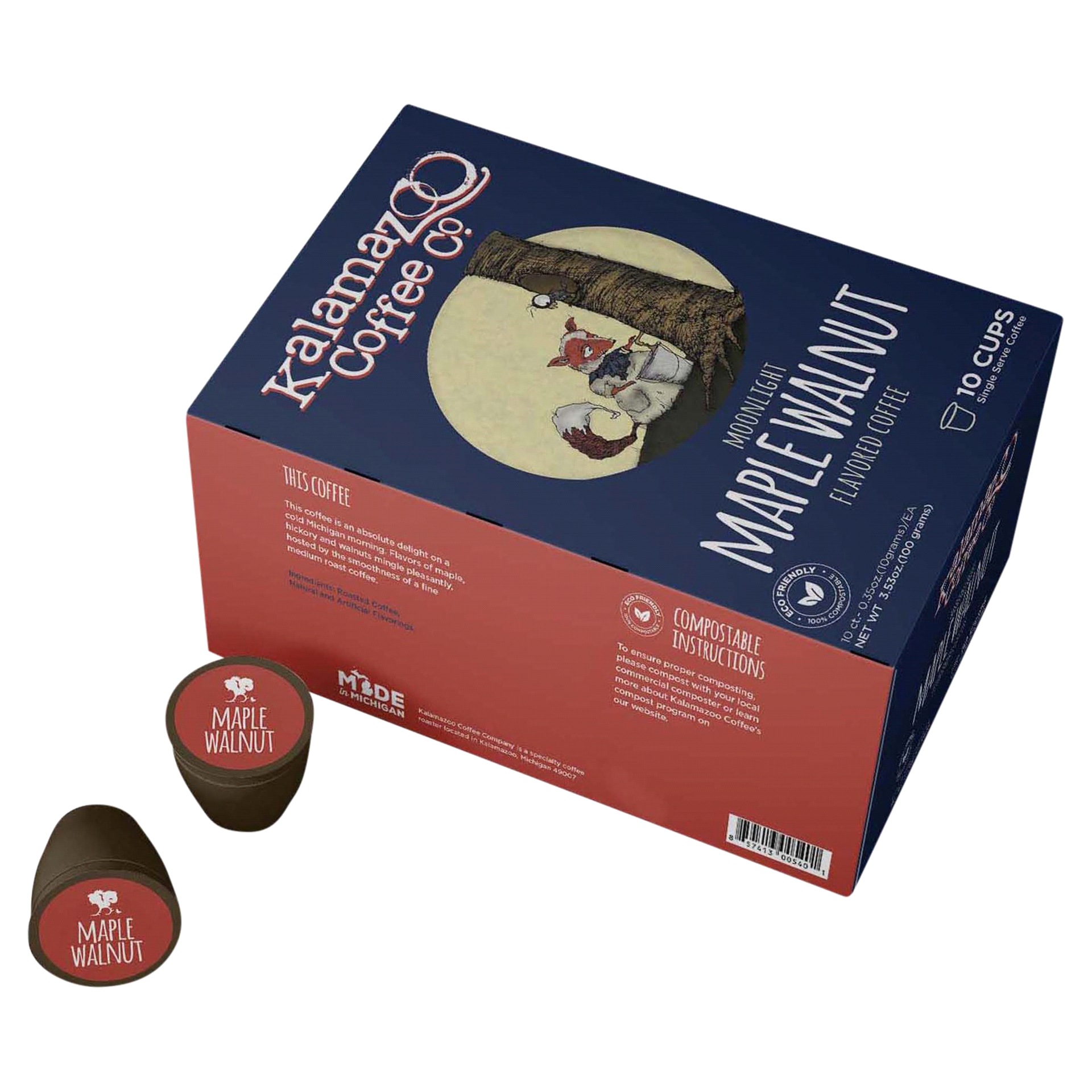 slide 4 of 5, Kalamazoo Candle Company KALAMAZOO COFFEE CUPS MAPLE WALNUT, 1 ct