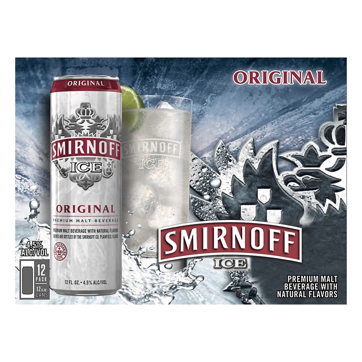 slide 4 of 4, Smirnoff Malt Beverage Ice Slim 12Pk, 144 fl oz