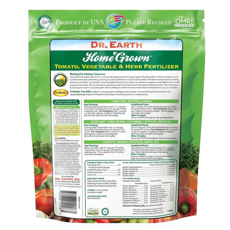 slide 2 of 3, Dr. Earth Fertilizer 4 lb, 4 lb