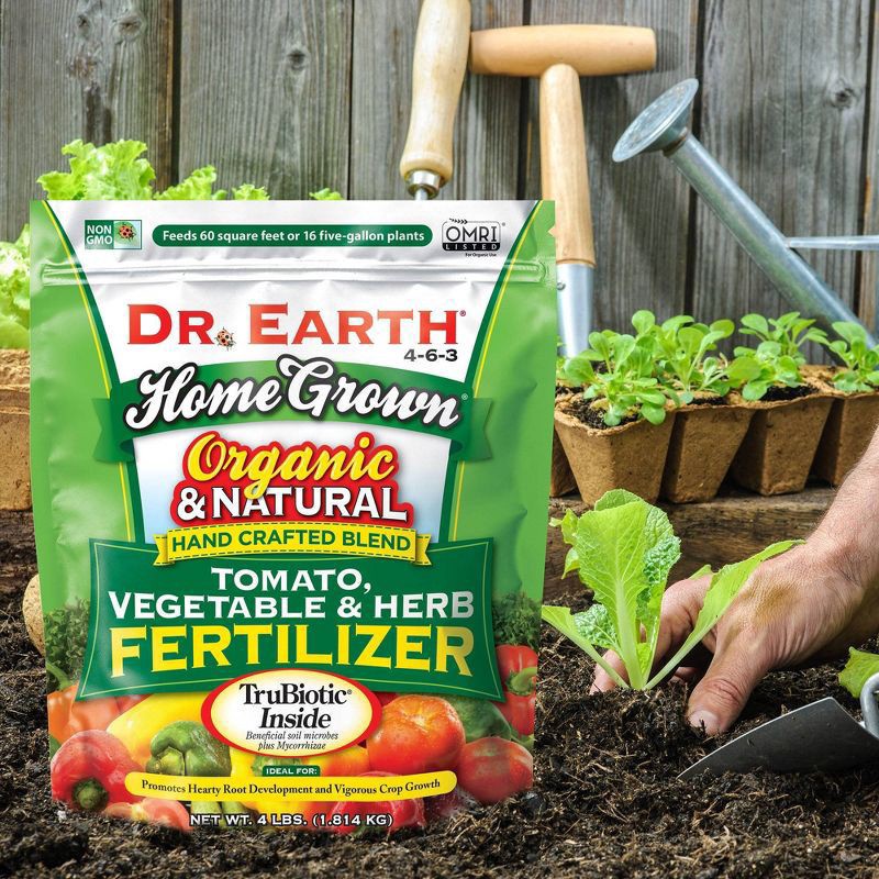 slide 3 of 3, Dr. Earth Fertilizer 4 lb, 4 lb