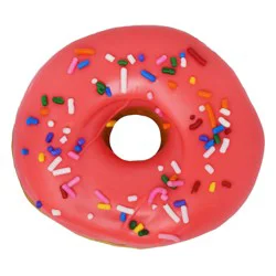 H-E-B Pink Iced Yeast Donut with Sprinkles