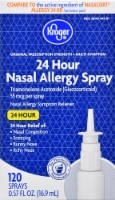 slide 1 of 1, Kroger Nasal Allergy Spray 24 Hr 120, 0.57 fl oz