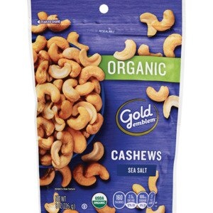 slide 1 of 1, GE Organic Sea Salt Cashews, 1 ct
