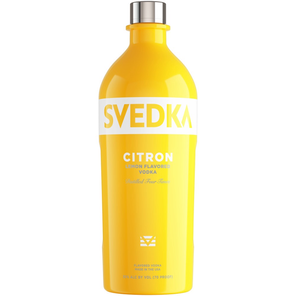 slide 1 of 7, SVEDKA Citron Lemon Lime Flavored Vodka, 1.75 L Bottle, 70 Proof, 59.17 fl oz