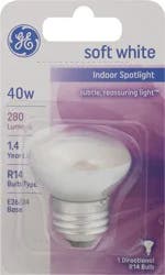 GE 40 Watts Soft White Light Bulb 1 ea