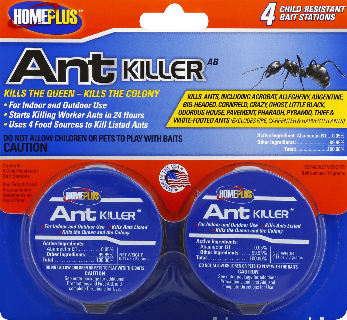 slide 2 of 2, Homeplus Ant Killer 4 ea, 4 ct