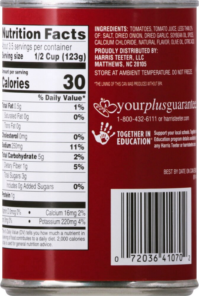 slide 2 of 2, Harris Teeter™ Italian Style Diced Tomatoes, 14.5 oz