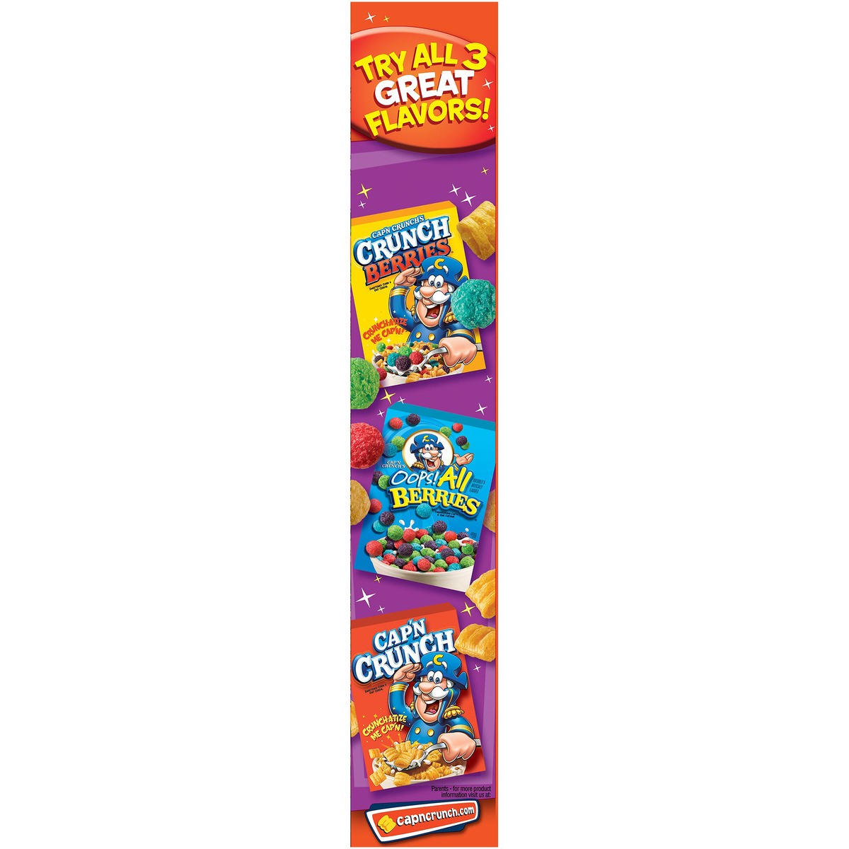 slide 5 of 6, Cap'n Crunch Cereal, 12.5 oz