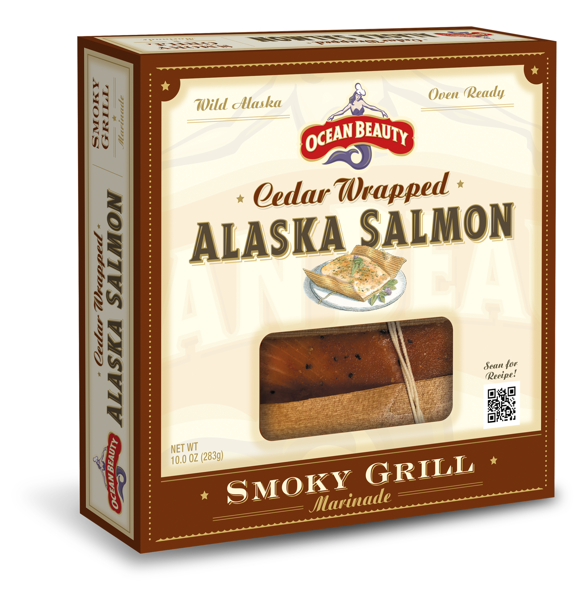 slide 1 of 1, Ocean Beauty Salmon Smoky Grill, 10 oz