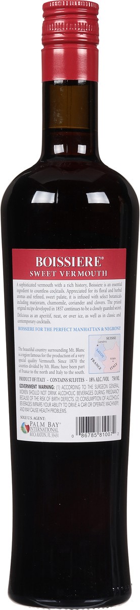 slide 8 of 9, Boissiere Vermouth Sweet Vermouth, 750ml, 750 ml
